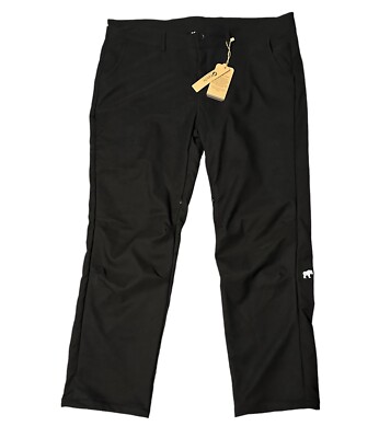 NWT $137 Ketchi Sitka Fleece Lined Insulated Stretch Pants Black Size 18 Short