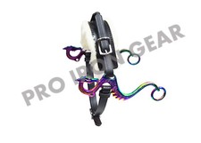 RAINBOW DRAGON Hackamore Bitless Horse Bit English Western Leather BLACK 