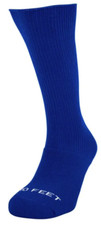 5 Packs Pro Feet Multi Sport Tube Socks- Royal Small 7-9