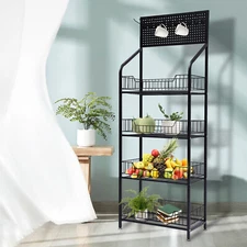 Standing Shelf Units/Steel Wire Shelving/Metal Steel Heavy Duty Standing Shelf