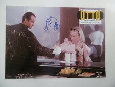 Otto Waalkes Autogramm mit Zeichnung signed A4 Lobbycard "Der Ausserfriesische"