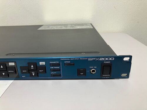 Yamaha SPX2000 Professional Multi-Effect Processor Confirmed Operation Free Ship - Picture 4 of 5