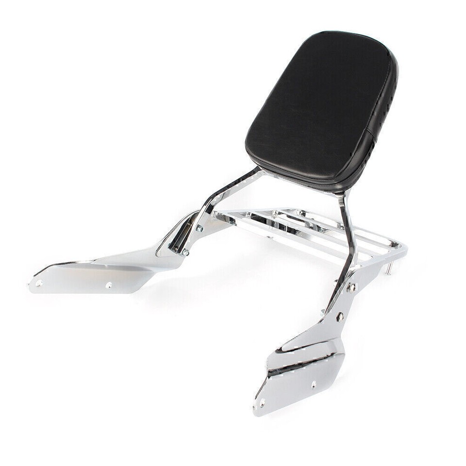 Motorcycle Rear Backrest Sissy Bar Luggage Rack For Honda Magna VF750