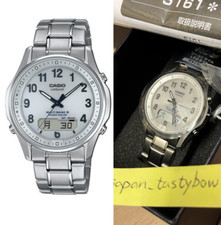 CASIO LINEAGE LCW-M100TSE-7AJF Titanium White Dial Solar Radio Atomic Watch Men