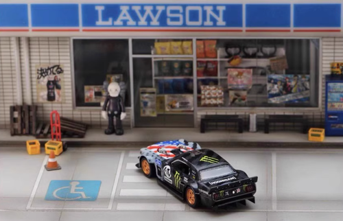 SW 1:64 Mustang Hoonicorn RTR Racing Coupe Sports Model Diecast Metal Car - 第 10/22 張圖片