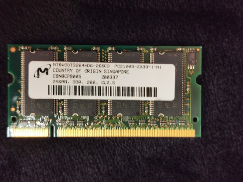 Lot of 4 Micron Laptop RAM Memory Modules SODDIM DRR - Picture 8 of 9