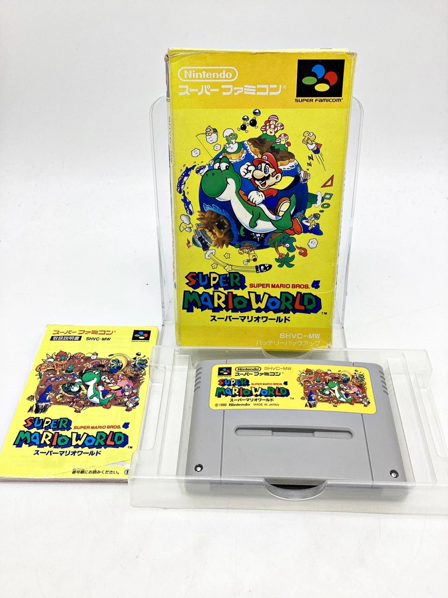 Видеоигры Nintendo SNES NTSC-J (Япония) Super Mario World