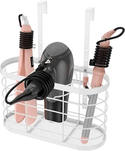 Hair Dryer Holder 3 in 1 Hair Tool Organizer Djustable Height Wall Mounted/Cabin - Picture 1 of 6