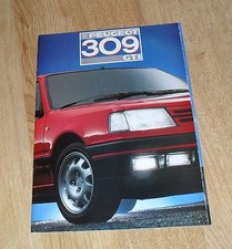 Peugeot 309 GTI Brochure 1988
