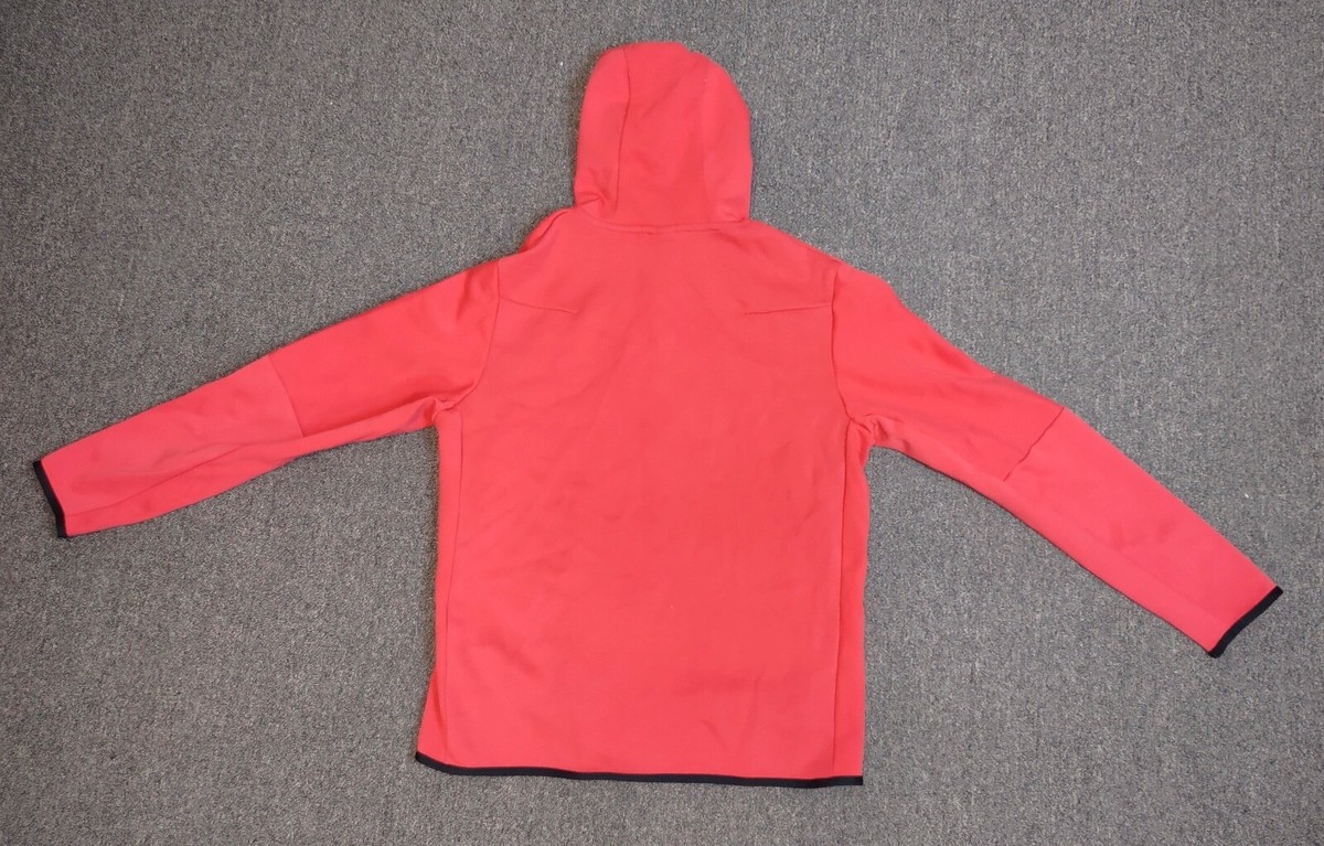 lobster red tech fleece