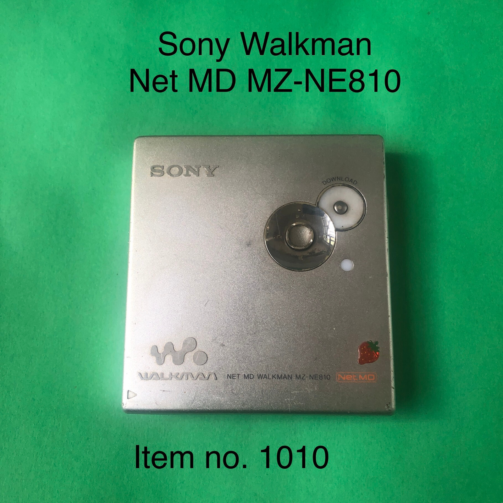 Sony MD Walkman Player Net MD MZ-NE810 no battery