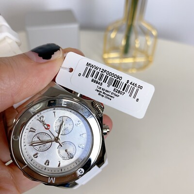Michele MWW12F000090 Tahitian Jellybean Michele MWW12F000090 Jellybean Stainless White Watch | eBay main image 2