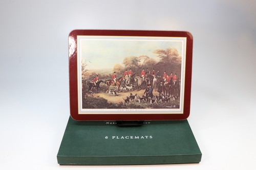 Jason Make The Occasion Set Of Six Placemats New Zealand Vintage Hunting Design - Picture 9 of 16