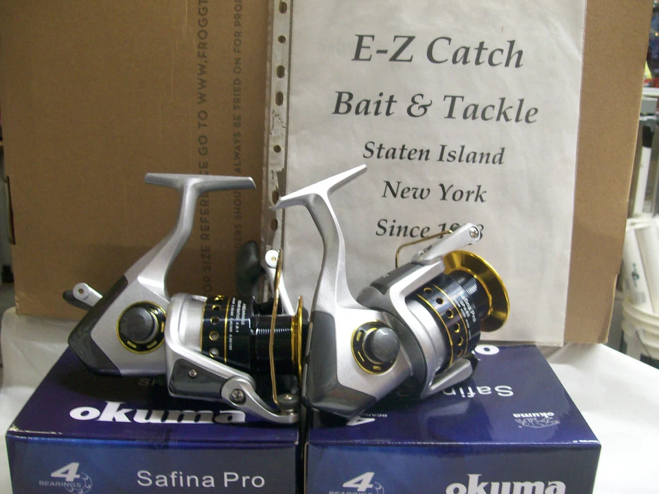 PAQUETE DE DOS carretes giratorios Okuma Safina Pro de agua dulce y sal nuevos # SPa-65 Foto 3 de 4