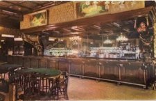 Nevada Las Vegas Rare View Interior Golden Nugget Gambling Hall Bar 1960s