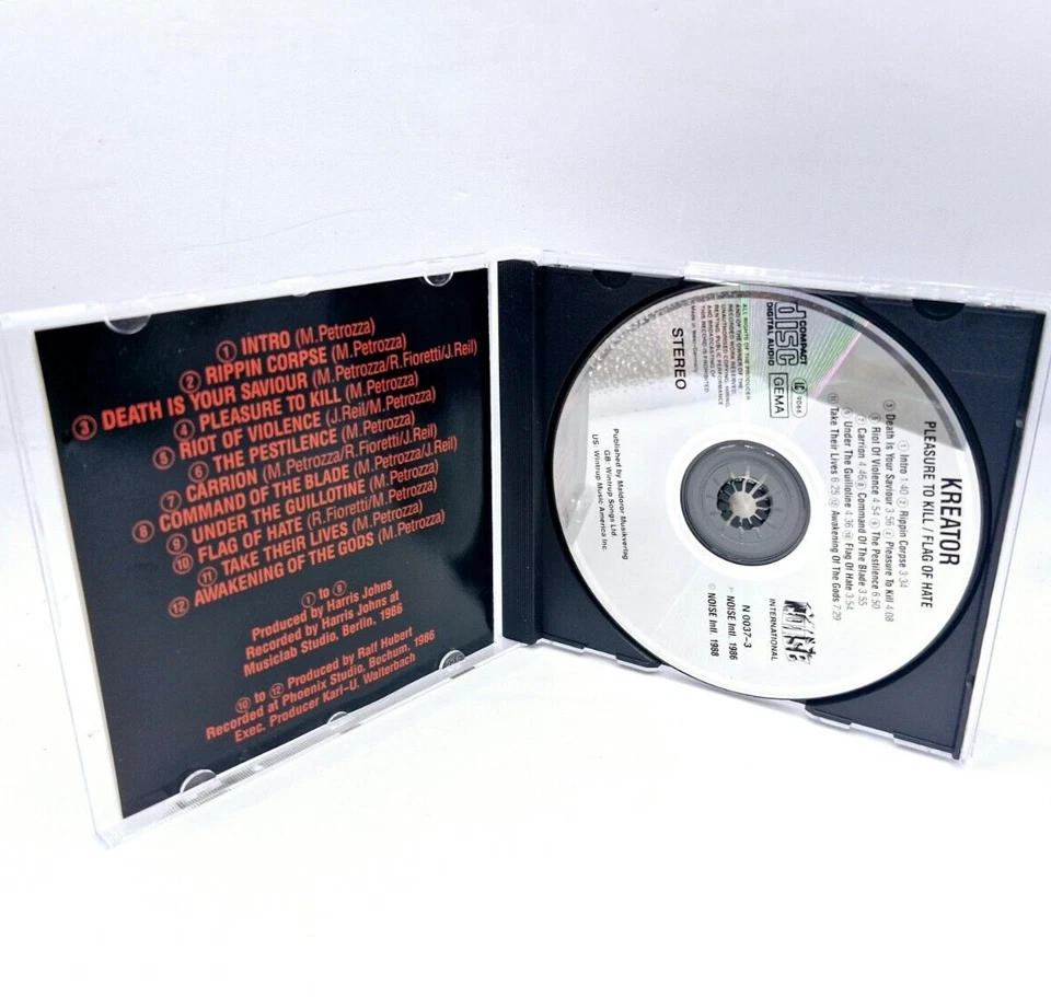 Kreator - Pleasure To Kill - Musik CD Album - guter Zustand - Bild 2 von 3