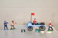 TROPHY MINIATURES BD5 ZULU WAR QUARTERMASTER SAYS NO SUPPLY WAGON SET oi
