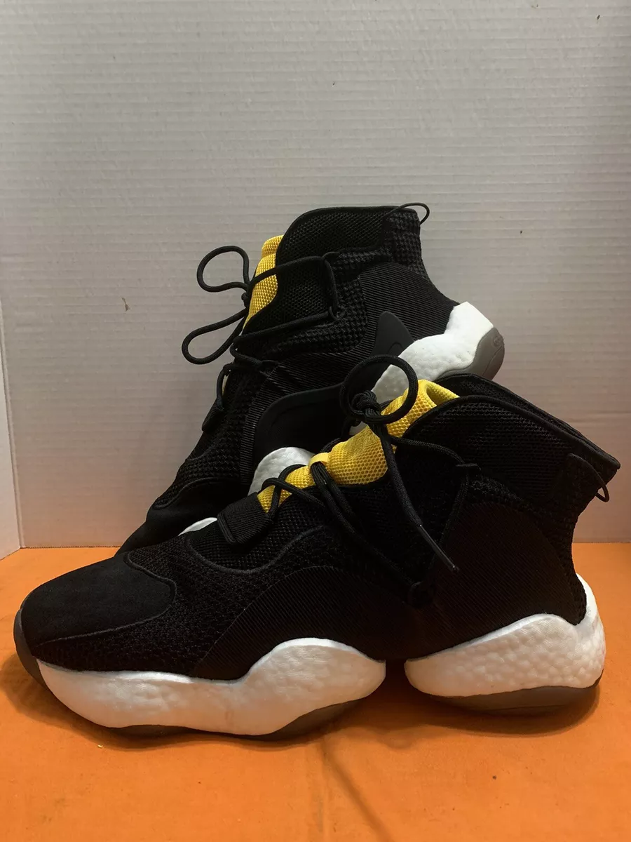 Adidas Originals Crazy BYW Black Gold Yellow BD8009 Basketball Men s Size 11
