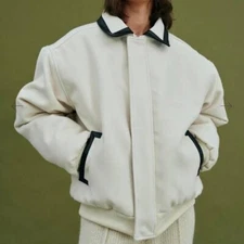 Source Unknown Wool Bomber Jacket