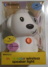 Vivitar Multi-Color Wireless Speaker Light Dog New Sealed