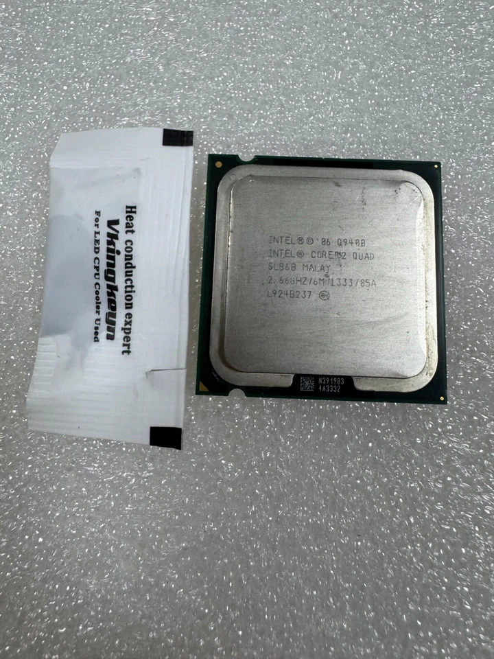 Intel Core 2 Quad Q9400 CPU Processor 2.66Ghz 6M 1333GHz Socket Desktop CPU - Image 2 of 4