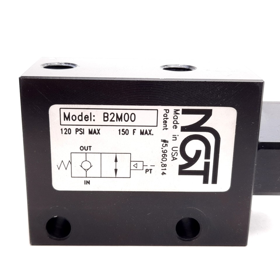 NGT B2M00 Pilot Operated Check Valve, Pressure Rating 120psi, Ports 1