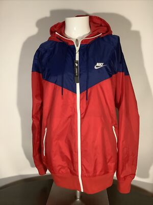 NWT Nike NSW Windrunner Windbreaker Hooded Jacket AR2191-657 Men s Size Large