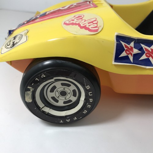 Vintage 1972 Barbie Goin' Camping Breezy Buggy Car Beach Dune Buggy Made In USA - Picture 14 of 24