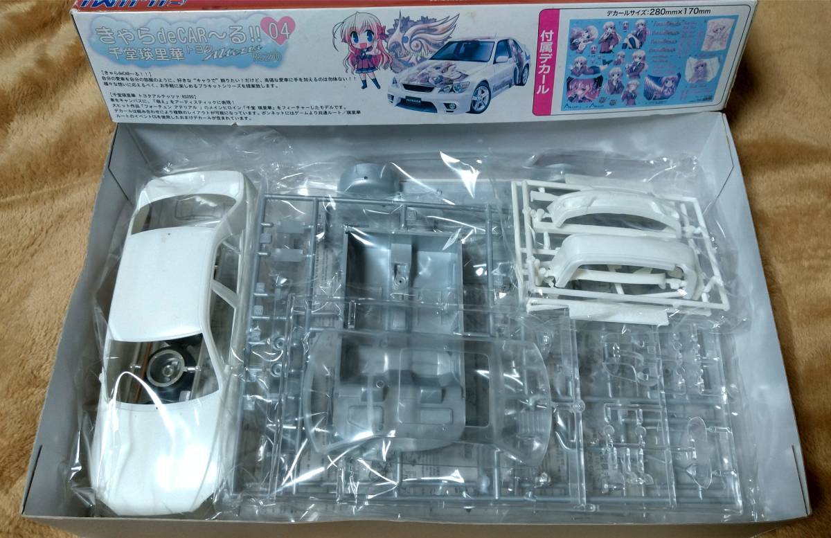 Aoshima 1/24 kit Itasha Fortune Aterial Toyota Altezza from Japan