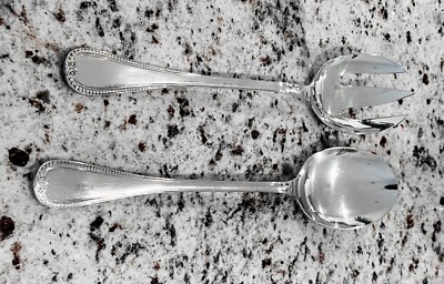 CHRISTOFLE MALMAISON SALAD SERVING SET - TWO PIECE