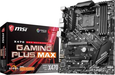 MSI X470 GAMING PLUS MAX Motherboard Socket AM4 DDR4 ATX Mainboard