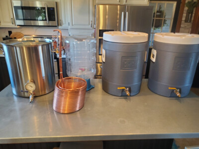 Deluxe Home brewing setup!  Up to 10gal  **ALL IN ONE KIT!!**  Just needs heat!