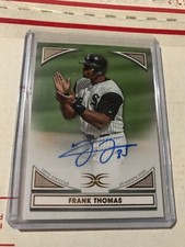 2022 Topps Definitive Defining Images Frank Thomas Auto Autograph RAW Rare Clean