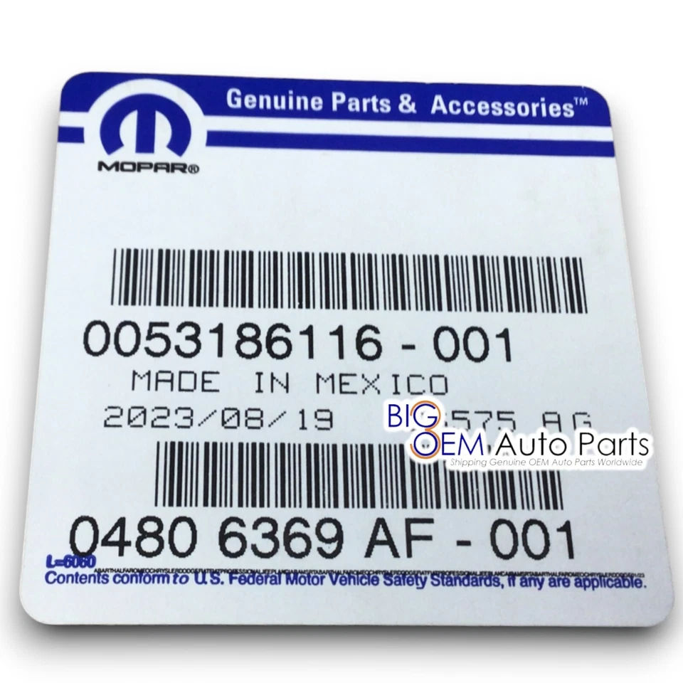 Luz trasera incandescente interior para conductor Dodge Journey 2009-2020 4806369AF Foto 3 de 4