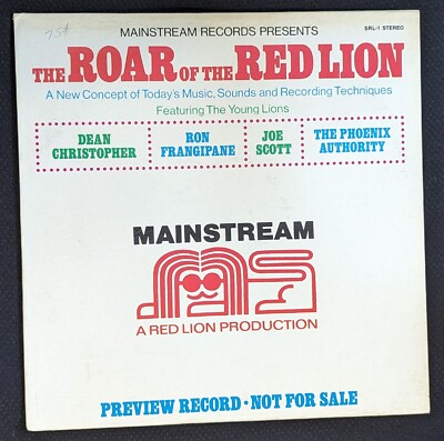 Mainstream Records Presents The Roar Of The Red Lion LP Vinyl Record PROMO 1970