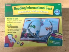 Lakeshore Reading Informational Text Elementary Folder Games Grades 4-5 NIB