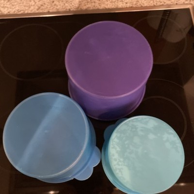 Tupperware  3er Set 2,4 / 1,7, / 1,1 ltr Vorratsbehälter & Deckel | Box 