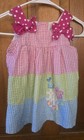  Bonnie Jean Girls Seersucker Pink, Green, & Blue Top & Shorts-Size 3T  — photo 1