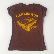 Vintage 1979 Carlisle Car Show Pontiac GTO Anvil Brand Made In USA T-Shirt L