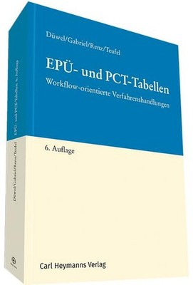 EPÜ- und PCT-Tabellen: Workflow-orientierte Verfahrenshandlungen Isabell Dü