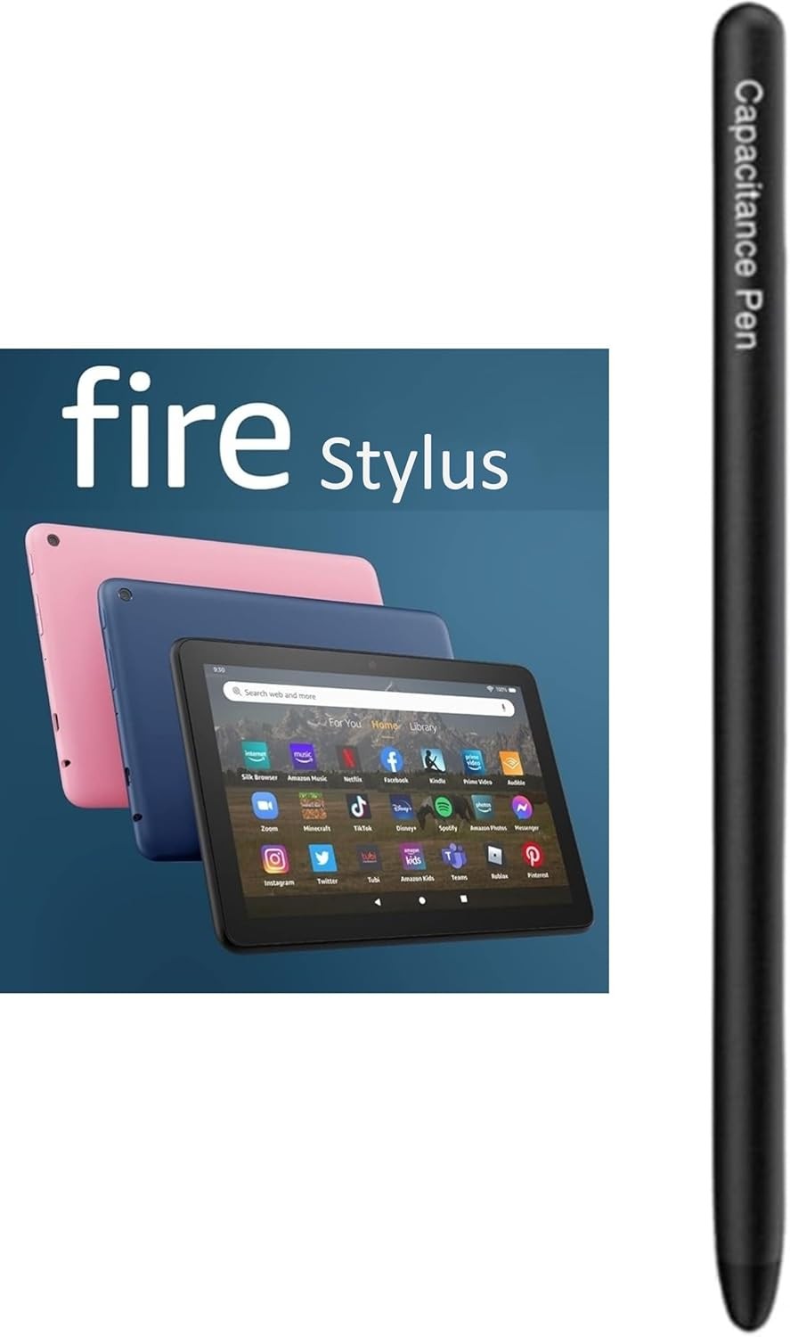 AMZ Fire Tablet Stylus Pen for HD 10 and Max 11 in Black