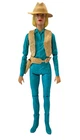 Vintage Louis Marx Toys Jane West 1960s Doll Johnny West Action Figure Toy 11”