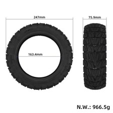 10x2.75-6.5 Tubeless Off-Road Tire for 10 Inch Scooter Self Sealing Rubber