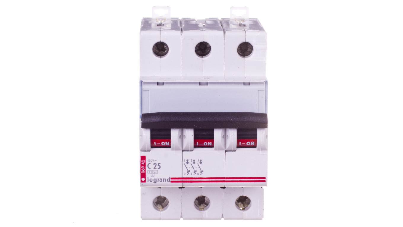 Circuit breaker 3P C 25A 10kA AC S313 TX3 404224 /T2UK