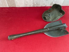 US Vietnam M1951 Entrenching E Tool Shovel 1966 w/ Pick & M56 Cover Nam