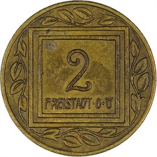 Austria (Freistadt) 1915-1918 (undated) 2 Heller WWI POW CAMP ISSUE