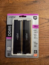 Crucial Pro DDR5 RAM 64GB Kit (2x32GB) 6400MHz CL40 CP2K32G64C40U5B - Brand New