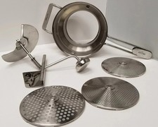 All Clad Professional Food Mill With 3 Interchangeable Disc AY0718 Made In USA 