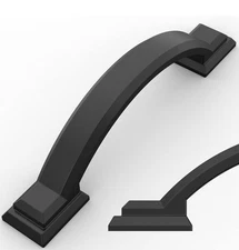 13 Amerdeco Matte Black 3" Kitchen Cabinet Pulls Hardware Handle Drawer Bracket