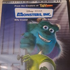 Disney Pixar Monsters, Inc. Collector's Edition DVD Billy Crystal John Goodman